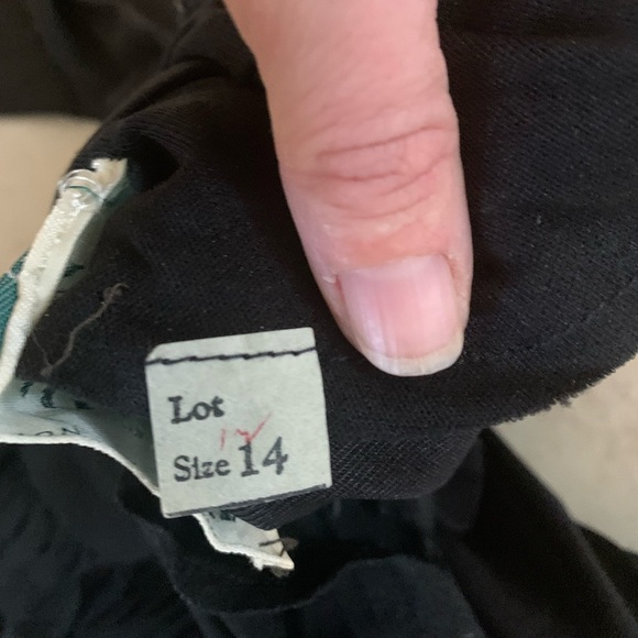 Vintage Milli Hamilton Canada Black Turtleneck Maxi Gown - Size 14 - Picture 4 of 7